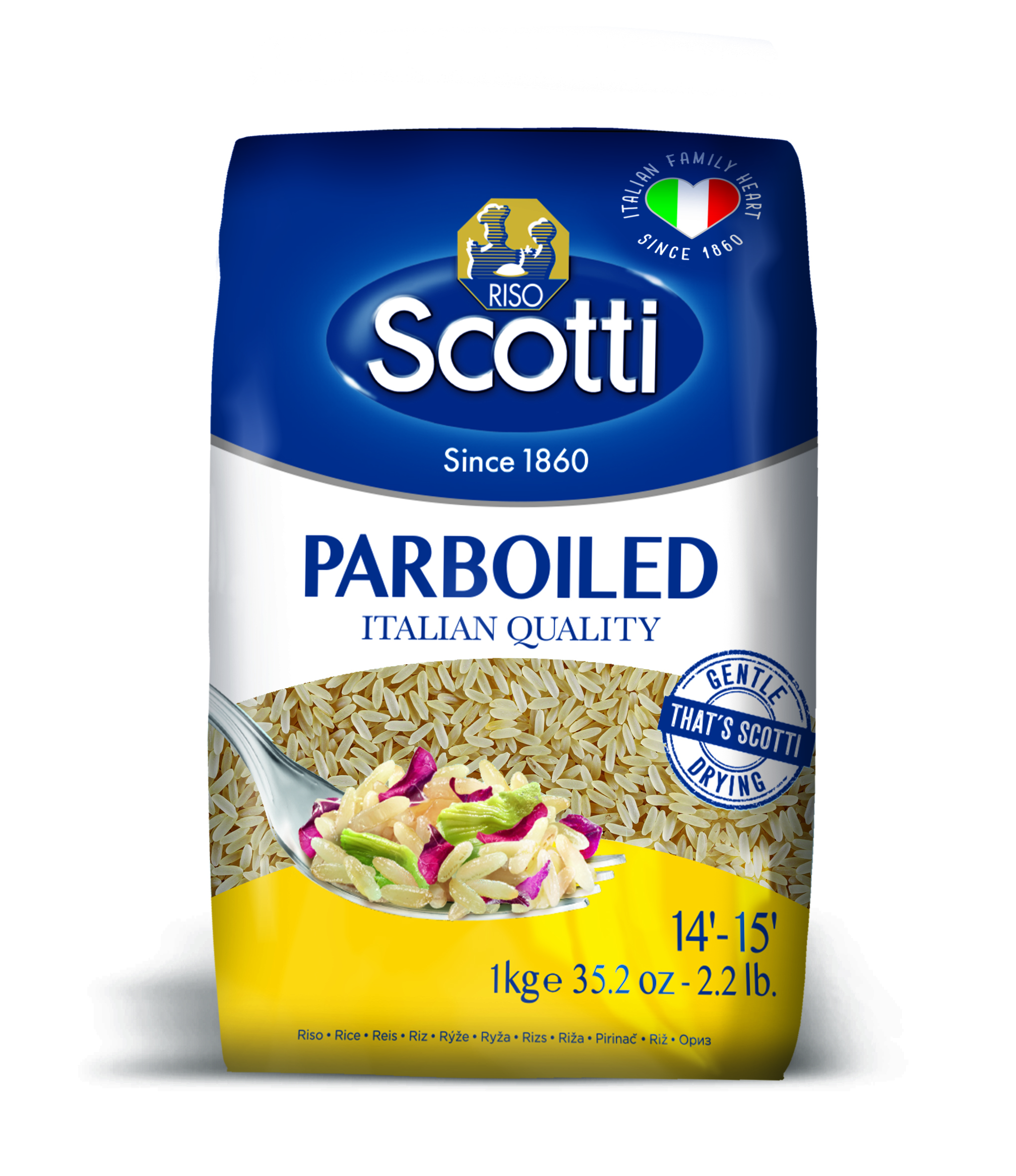 გრძელმარცვლიანი ორქლით დამუშავებული ბრინჯი